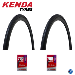 Combo Cauchos Ruta Kenda 700 X 28c + 2 Tripas Chaoyang