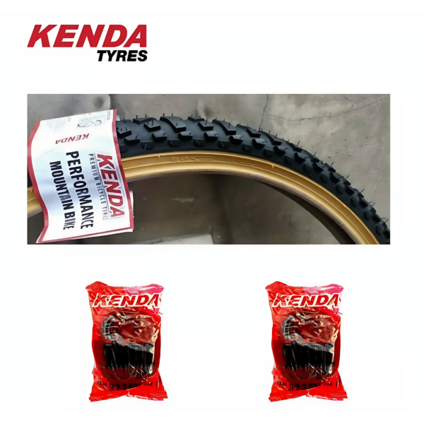 Combo Mtb Rin26" - 2 Cauchos Kenda + 2 Tripas Kenda