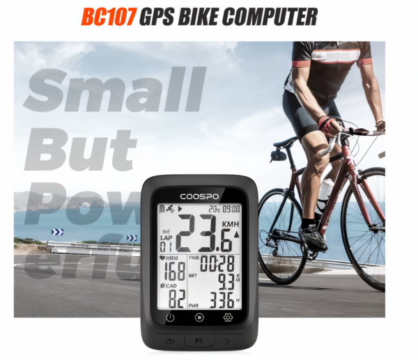 Ciclocomputador Coospo Bc 107 Con Gps Compatible Con Strava!