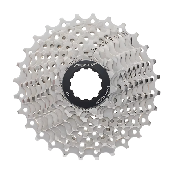 Cassette Gw De 9 Vel 11-28 Para Bicicleta De Ruta
