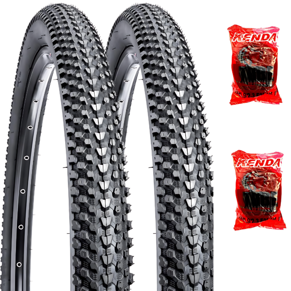 Combo Cauchos Rin 26x2.125 Microtaco + 2 tripas Kenda
