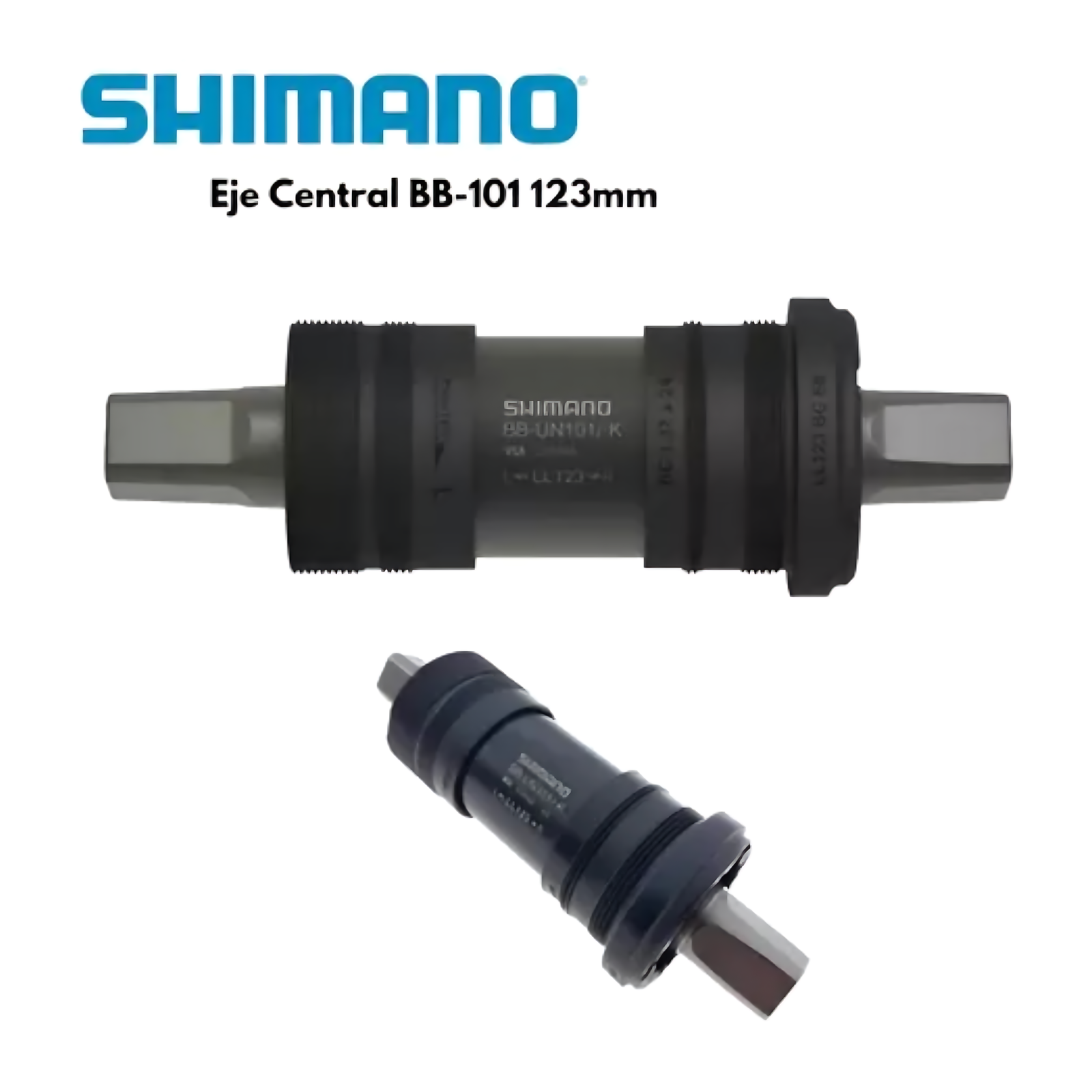 Eje Central Sellado Shimano Bicicleta 123 Mm. Bb-un101
