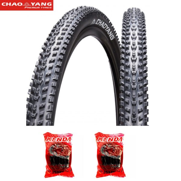 Combo Mtb Rin20 - Oferta 2 Cauchos CHAOYANG MICROTACO + 2 Tripas KENDA