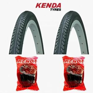 Combo KENDA Cauchos Rin24x1-3/8 para Silla De Ruedas Con Tripas Kenda