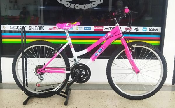 BICICLETA MTB RIN 24″ NIÑA SISTEMA 7X3 VELOCIDADES