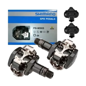 Pedales Mtb Shimano Pd-m505 Xc Negro/trabas