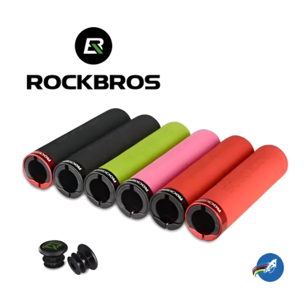 Puños Para Bicicleta Rockbros Grips Colores Con Anillo