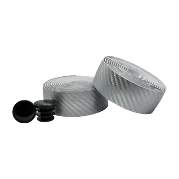Cinta De Manubrio Corcho Tipo Carbono Para Bicicleta De Ruta - Image 2